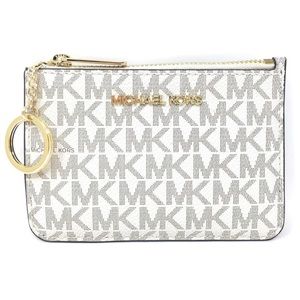 Michael Kors Jet Set Travel Small Top Zip Coin Pouch with ID Holder